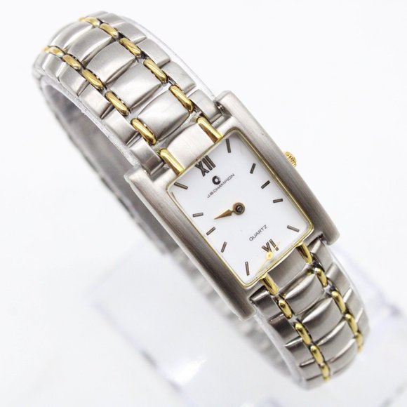 J.B Champion Watch Womens Silver Tone Stainless Steel Quartz Swiss Movement - Picture 1 of 8